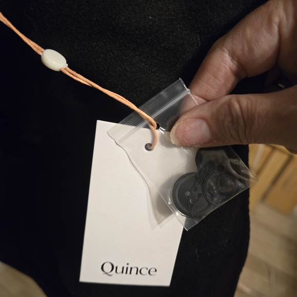 Quince Black Mongolian Cashmere Blazer - Picture 3 of 10